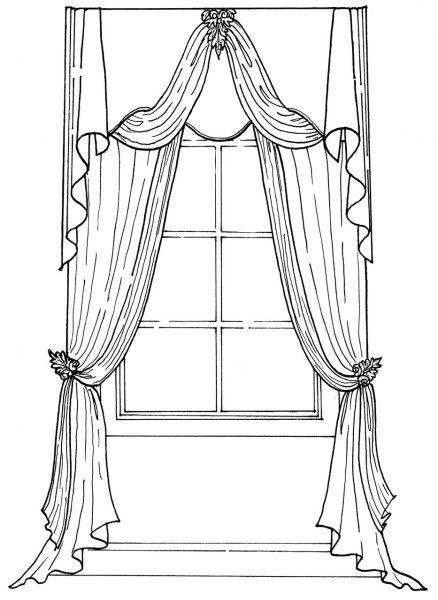 Эскизы штор