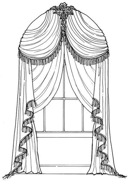 Эскизы штор