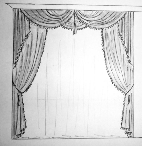 Эскизы штор