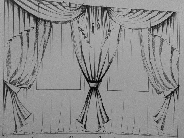 Графика занавеска