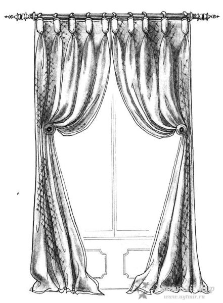 Эскизы штор