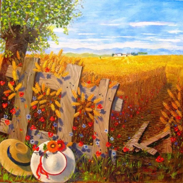 Август в живописи