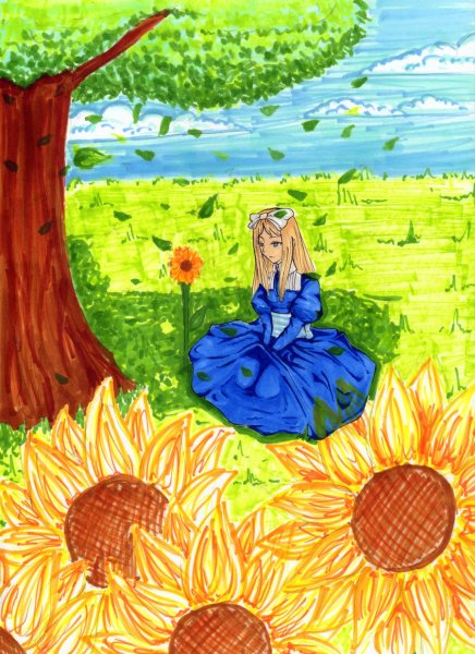 Август мультяшный