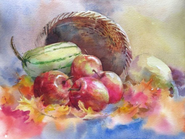 Игорь Каплун акварель натюрморт