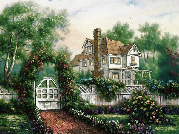 Кинкейд Томас сад изгородь