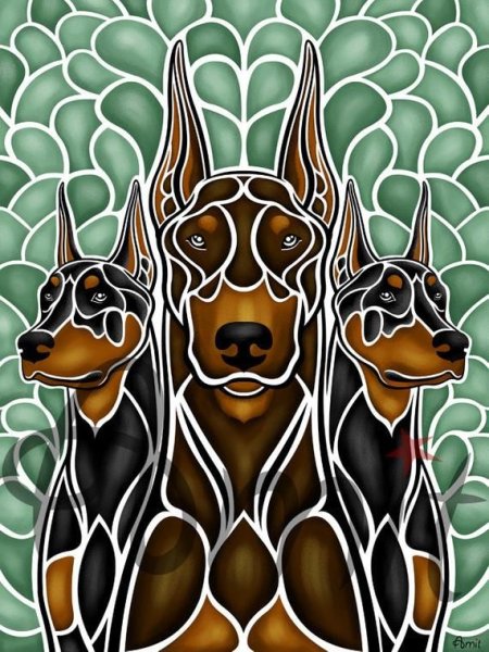 Стилизованные собаки