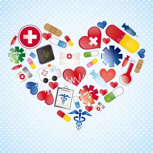 Медицинские атрибуты вектор