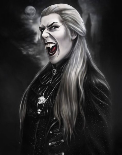 Вампирши с белыми волосами