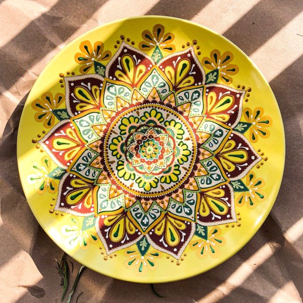 Роспись тарелок