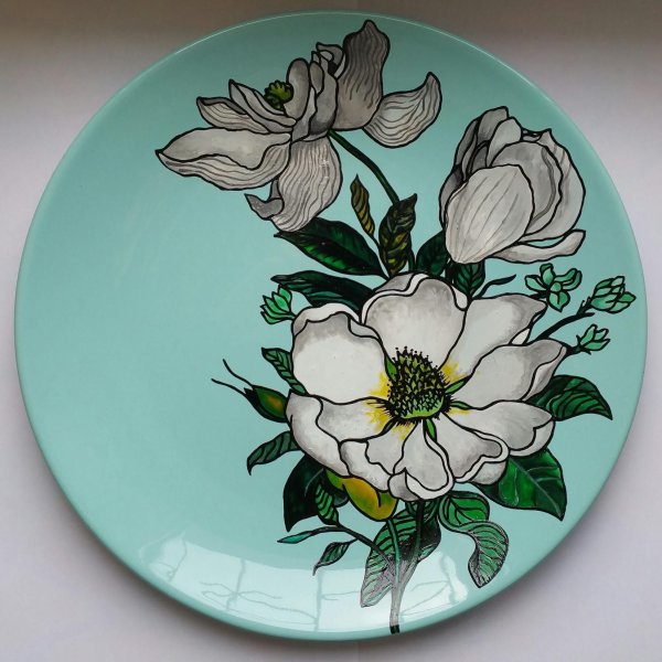 Роспись тарелок