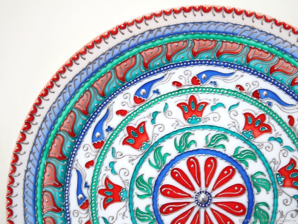 Тарелочки с узорами