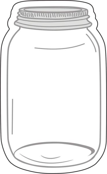 Трафарет банки для детей