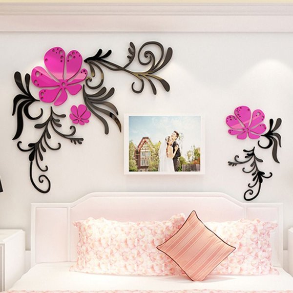 Интерьерные наклейки в спальню