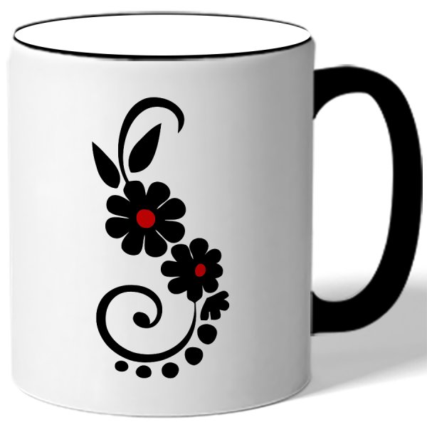 Кружки с орнаментом и узором