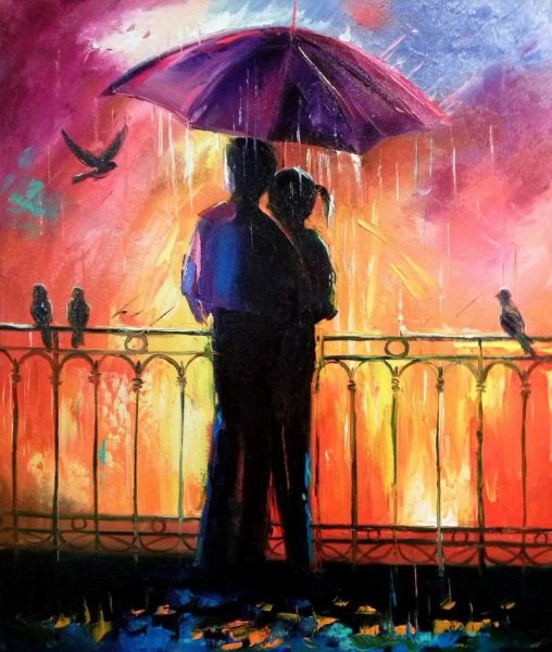 Живопись Ольга Дарчук двое