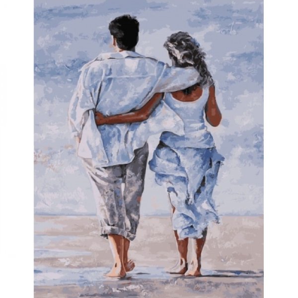 Картина влюбленные на море