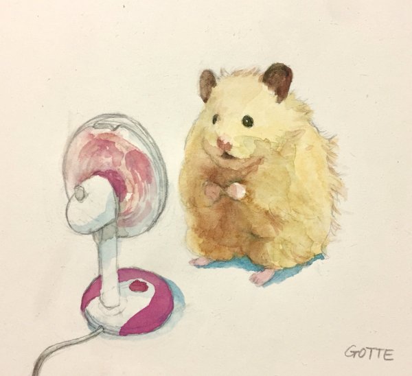 Хомяк милые иллюстрация