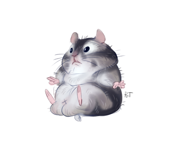 Хомяк плачет