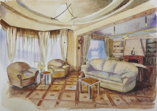 Зарисовки домашнего интерьера