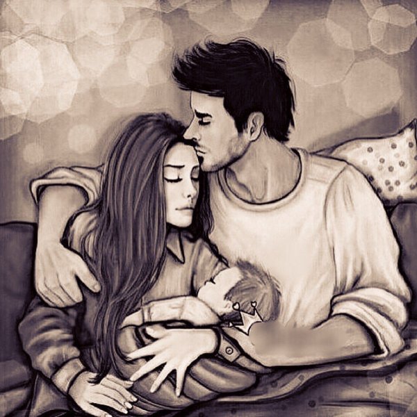 Мультяшные влюбленные пары