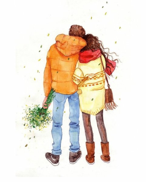 Иллюстрации парочек