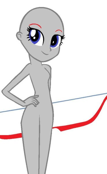 Макет для рисования одежды