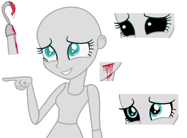 Манекен для рисования девушка