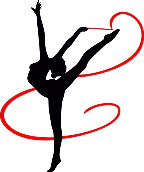 Гимнастка рисунок