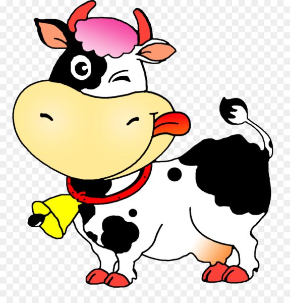 Коровка мультяшная