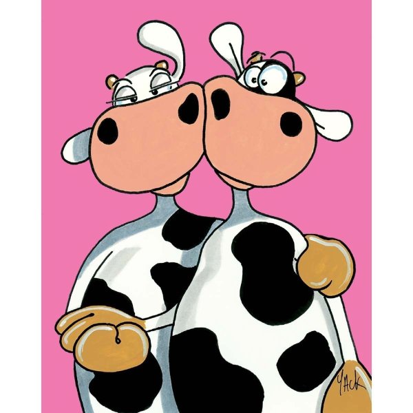 Мультяшные коровы прикольные