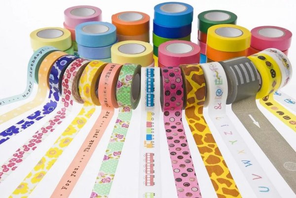 Клейкая лента цветная