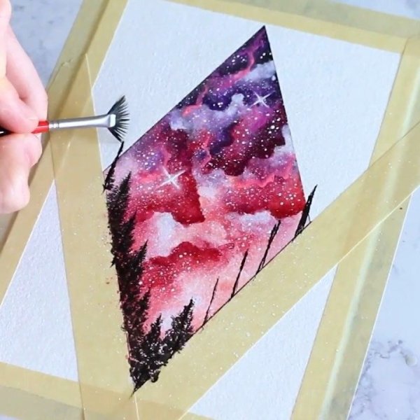 Идеи для рисования на акварельной бумаге