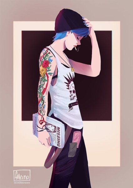 Life Strange тату Хлои