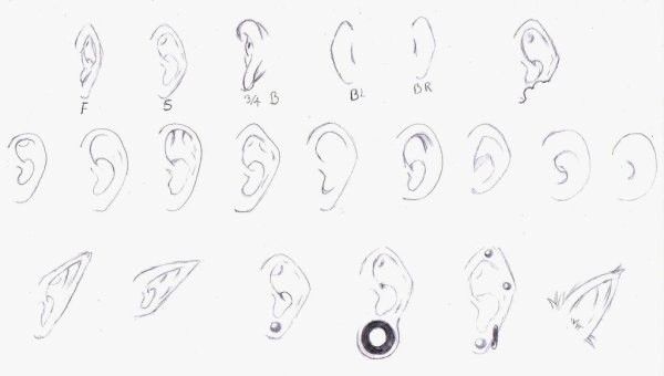 Нарисованная аниме заколка