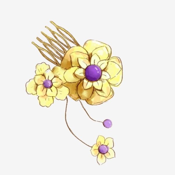 Нарисовать заколку