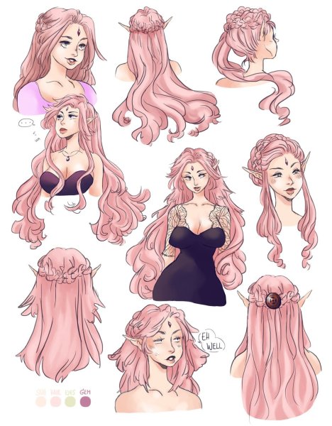 Прически в стиле аниме