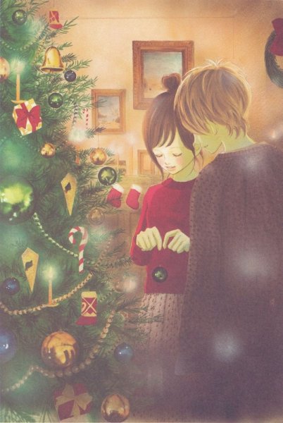 Аниме новый год любовь