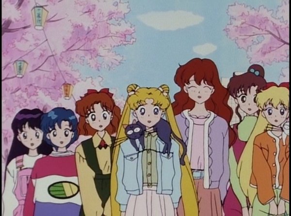 Аниме 90 стилистика Сейлор Мун