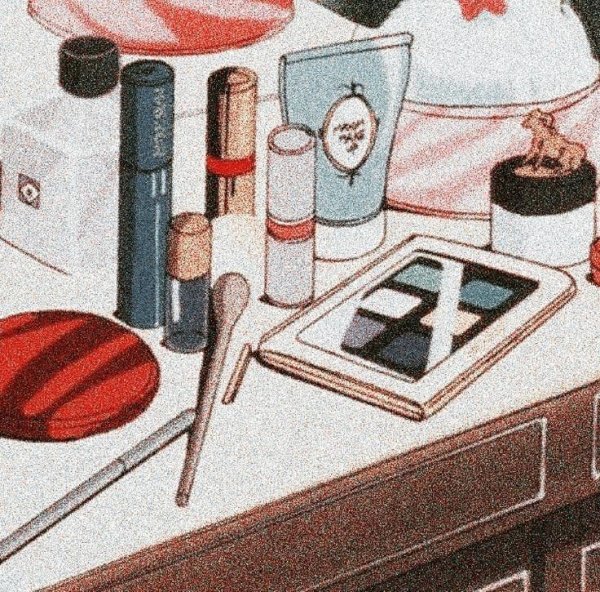 Аниме Эстетика ретро косметика