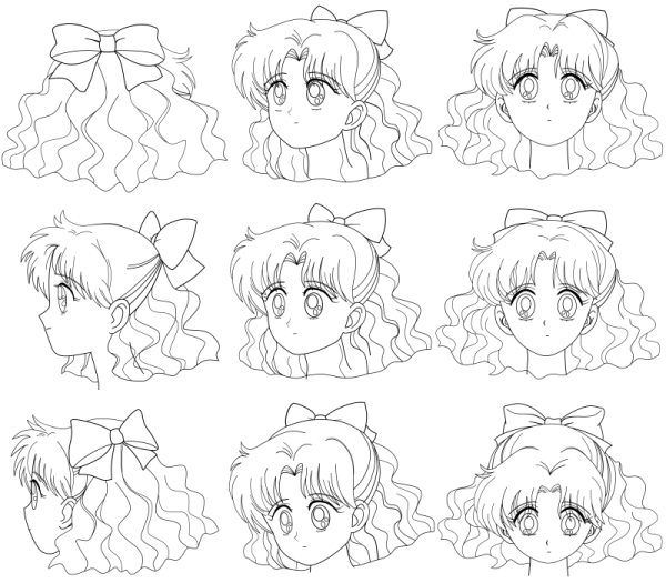 Старый стиль рисования аниме