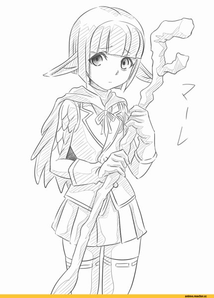 Скетч Оверлорд аниме