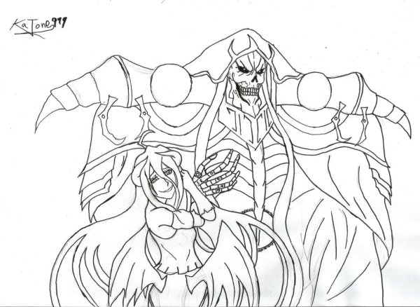 Аниме Повелитель альбедо арт