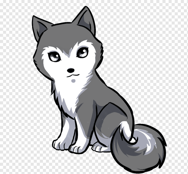 Волчонок мультяшный