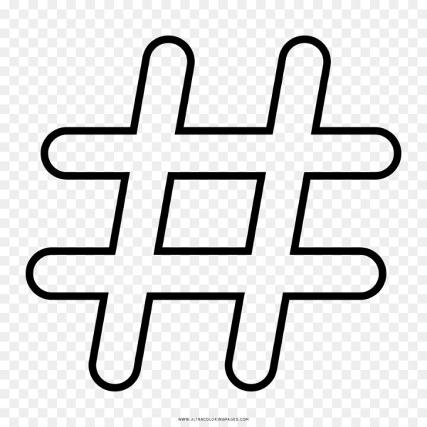 Решетка хештег