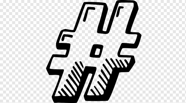 Хештег иконка