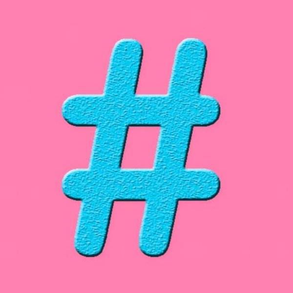 Хэштег разноцветный