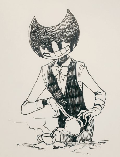 БЕНДИ И чернильная машина арт