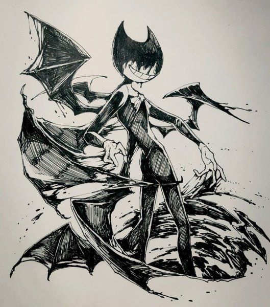 Чернильный демон человек