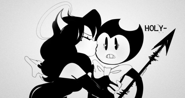 Элис Энджел и БЕНДИ поцелуй