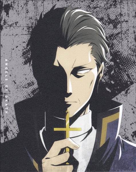 Аниме парень священник